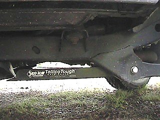 Engine Oil Pan Skid Plate from passenger side