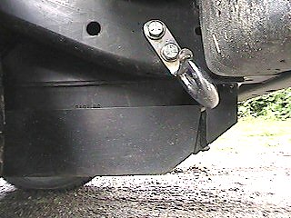 Generic Tow Hook and Tomken Gas Tank Skid Plate