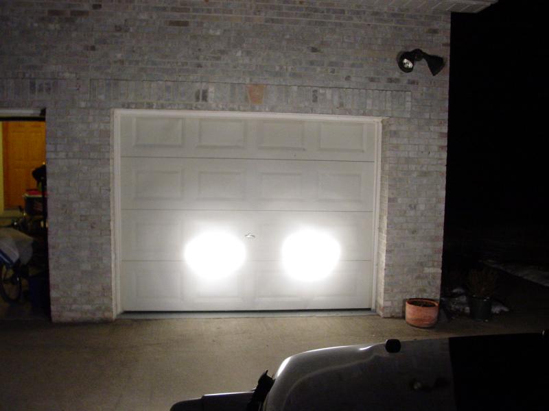 Pattern on Garage Door - Click to Enlarge