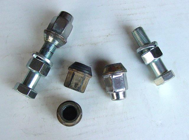 Lug Nuts, bolts and lock washers