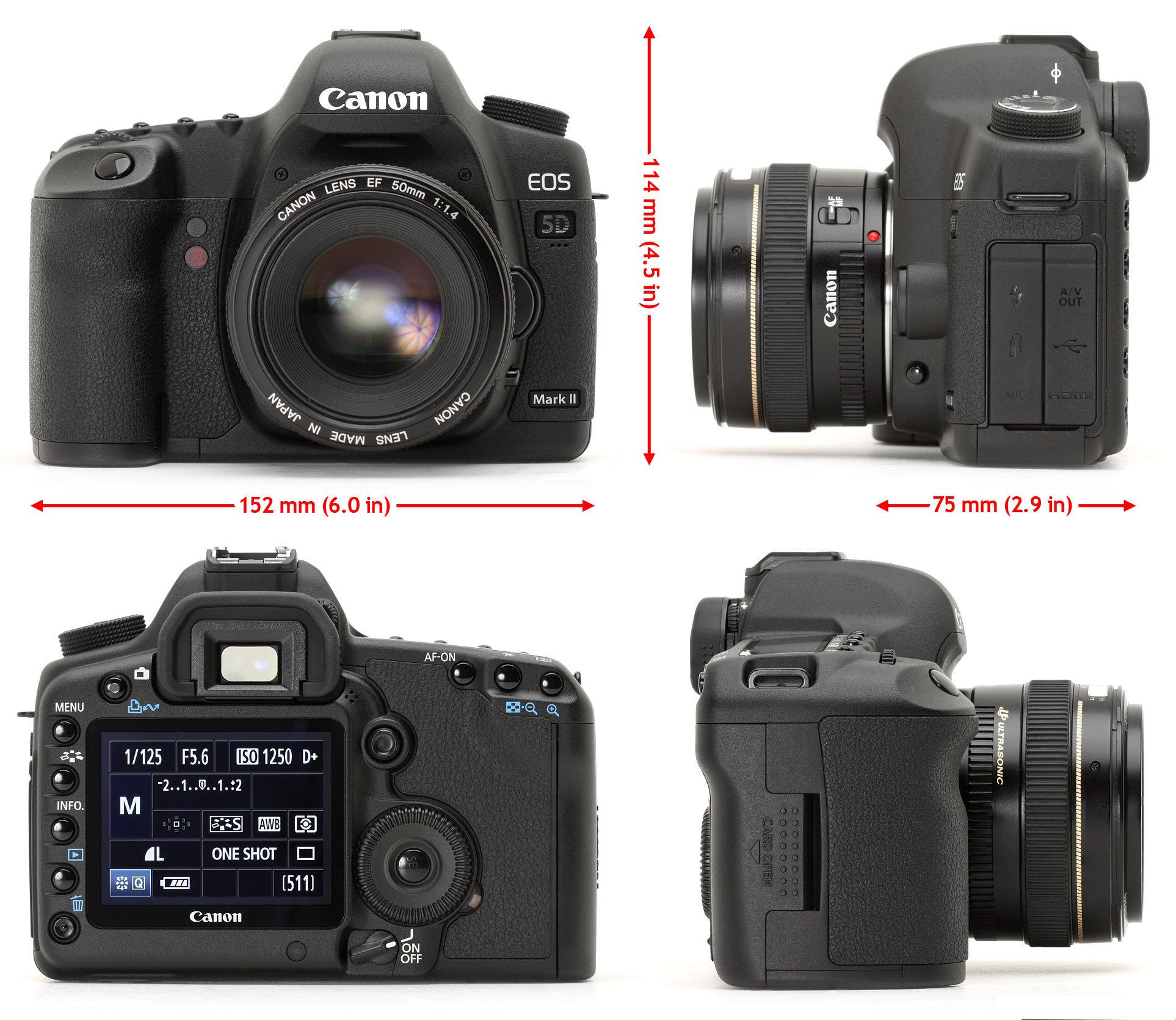 Canon EOS 5d Mark II - Click to Enlarge