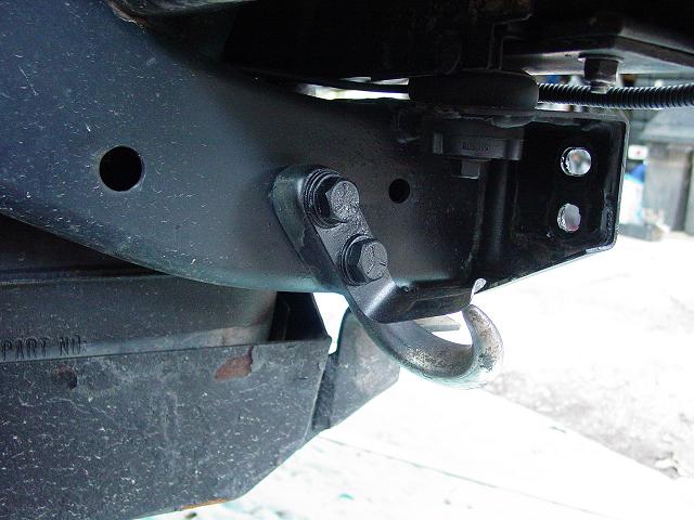 Mounting on cross member