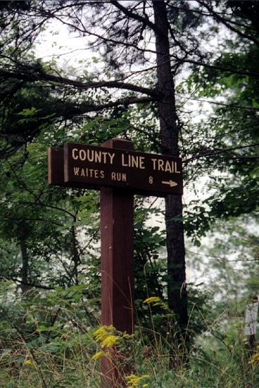 County Line Trail Entrance