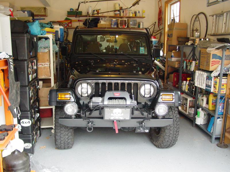 Rare Jeep in Garage Photo - Click to Enlarge