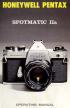 Pentax Spotmatic IIa Operating Manual