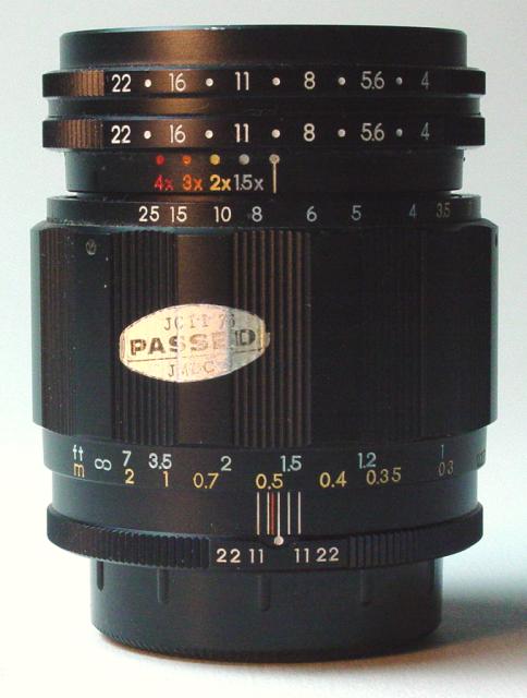 Macro-Takumar 50mm f/4.0 1:1 - Click to Enlarge