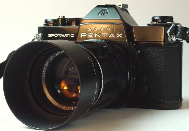 Super-Multi-Coated Takumar 105mm f/2.8 with Spotmatic II