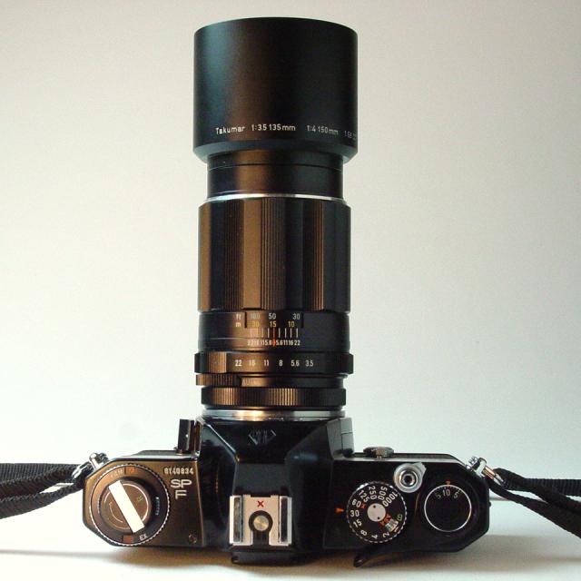 Super-Multi-Coated Takumar 135mm f/3.5 with Spotmatic F