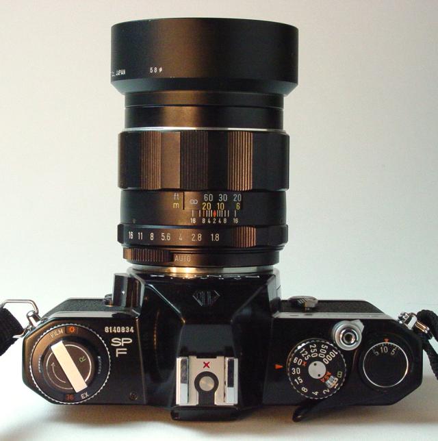 Super-Multi-Coated Takumar 85mm f/1.8 with Spotmatic F