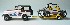 Majorette Jeep CJ with trailer and Dune Buggy