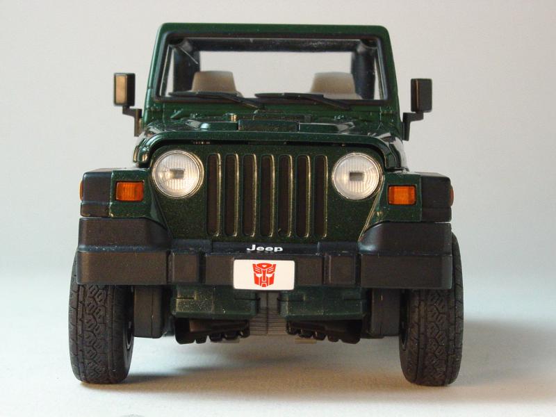 green transformer jeep