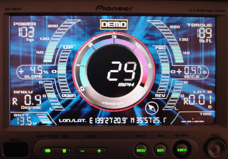 Pioneer AVG-VDP1 Screen Shot (Digital Mode)