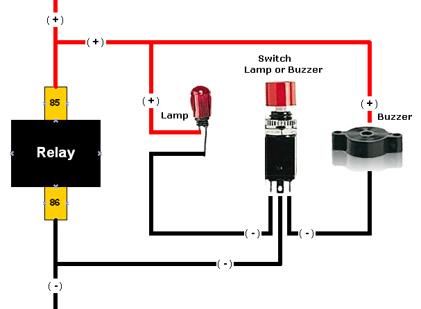 Wireless Locking Buzzer Circuit Diagram