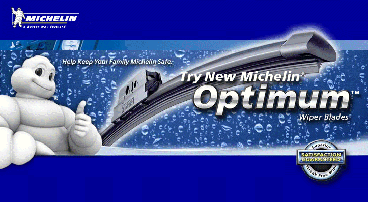 Michelin Optimum Xt Wiper Blades Size Chart