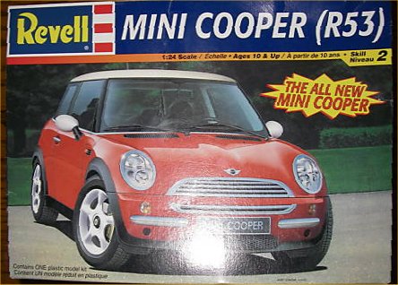 revell mini cooper model kit