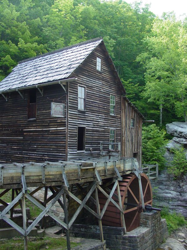 4x4 Icon - Glade Creek Grist Mill at Babcock State Park WV