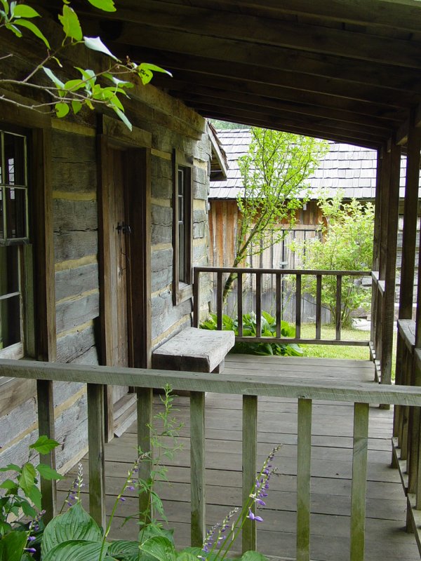 Porch on House at Beckley Youth Museum of Southern West Virginia