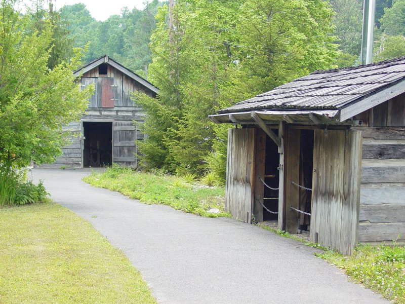 Yard at Beckley Youth Museum of Southern West Virginia
