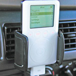 iPod mounted on Vent