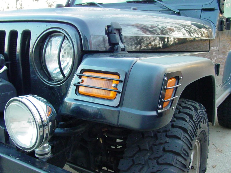 Headlight and Turn Signal/Indicator Guards - Click to Enlarge